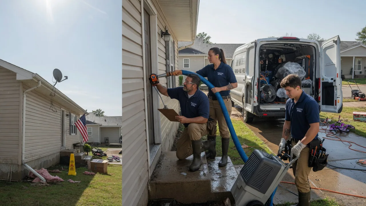 Ceiling Water Damage Restoration in Lesterville, MO near me